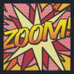 Comic Book Pop Art ZOOM Superheld Imitatie Canvas Print<br><div class="desc">Koude pop-kunstdoek die een geweldige aanvulling vormt op je thuisdecor. Het perfecte huis-opwarmingsgeschenk voor jou,  je vrienden of je familie. Ontworpen door: ComicBookPop© op www.zazzle.com/comicbookpop*</div>