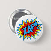Comic Book Pow. Burst Ronde Button 5,7 Cm (Voorkant /achterkant)