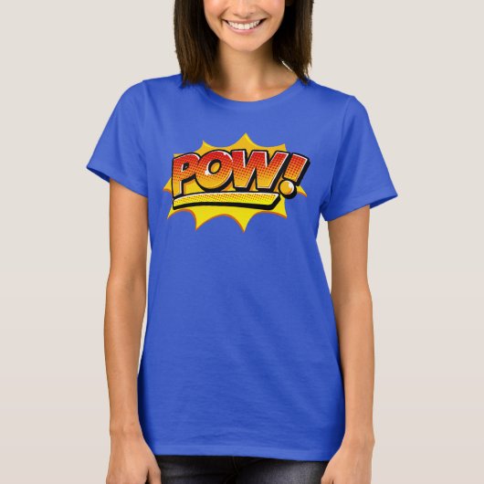 Comic Book POW! Burst T-shirt (Voorkant)