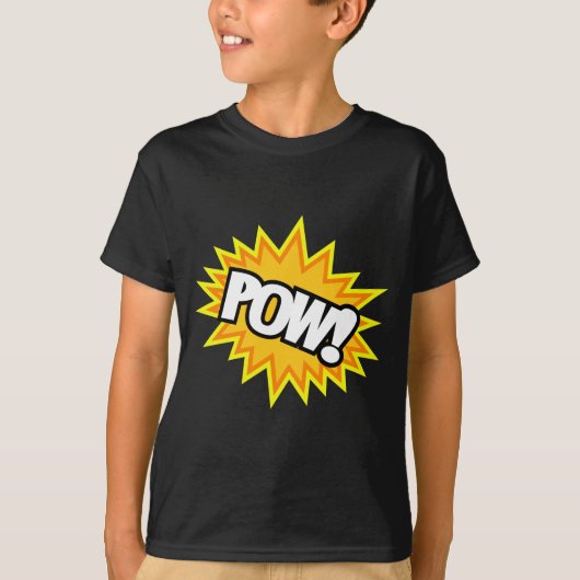 Comic Book Pow. Burst T-shirt (Voorkant)