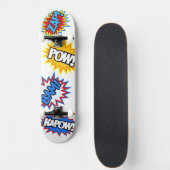 Comic Book Pow. Kosten Skateboard (Voorkant)