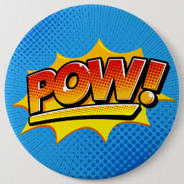 Comic Book Pow. Ronde Button 6,0 Cm