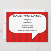 Comic book Save the Date (Voorkant)