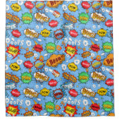 Comic Book Shower Curtain Douchegordijn (Voorkant)