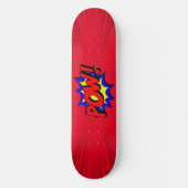 Comic Book Skateboard Deck (Voorkant)