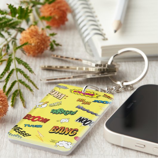 Comic Book Sleutelhanger (Voorkant Rechts)