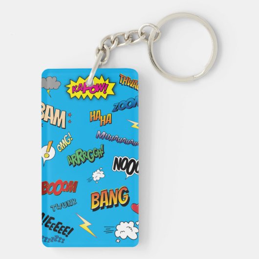 Comic Book Sleutelhanger (achterkant)