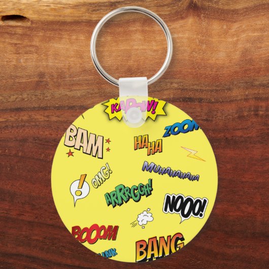 Comic Book Sleutelhanger (Voorkant)