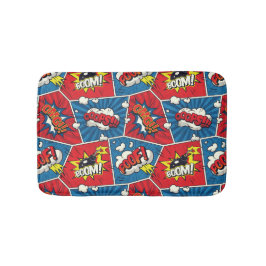 Comic Book Speech Bubble Bath Mat