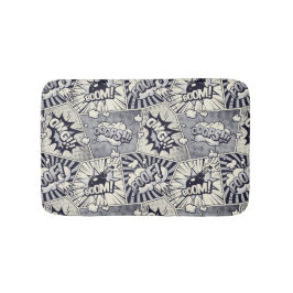 Comic Book Speech Bubble Bath Mat