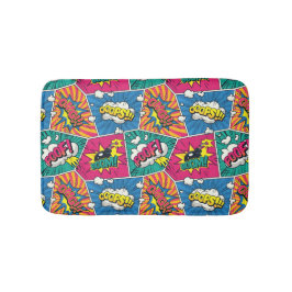 Comic Book Speech Bubble Bath Mat