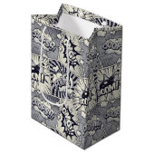 Comic Book Speech Bubble Gift Bag Medium Cadeauzakje (Voorkant Gekanteld)
