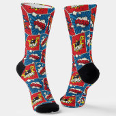 Comic Book Speech Bubble Socks Sokken (Gebogen)