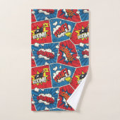 Comic Book Speech Bubble Towel Set Bad Handdoek (Handdoek)