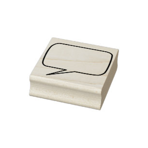 Comic book spraak bubble Rubber Stamp Rubberstempel