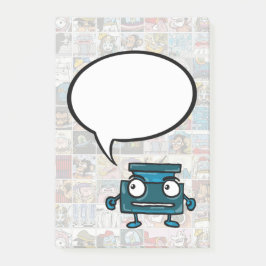Comic Book Spreekwolk Mijn Bericht Post-it Notes