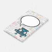 Comic Book Spreekwolk Mijn Bericht Post-it Notes (Schuin)