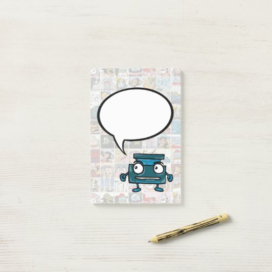 Comic Book Spreekwolk Mijn Bericht Post-it Notitie Post-it® Notes (Op bureau)