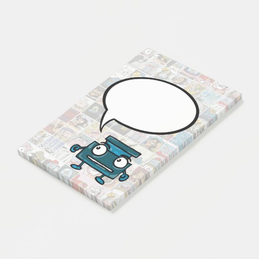 Comic Book Spreekwolk Mijn Bericht Post-it Notitie Post-it® Notes (Schuin)