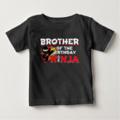 Comic Book Stijl Feest Broer Van Verjaardag Ninja (Voorkant)