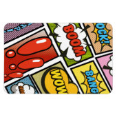 Comic Book stripboek lettertypen! Magneet (Horizontaal)
