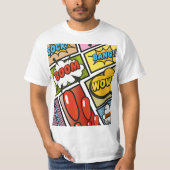 Comic Book stripboek lettertypen! T-shirt (Voorkant)