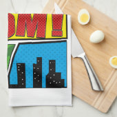 Comic Book stripboek lettertypen! Theedoek (Quarter Fold)