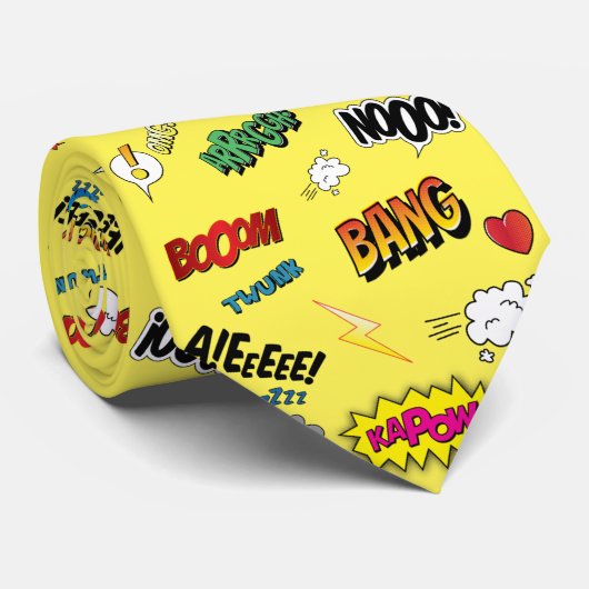 Comic Book Stropdas (Opgerold)