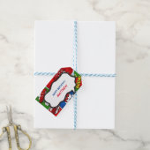 Comic Book Style Kids Verjaardagsfeest Bedankt Cadeaulabel (Met Touw)