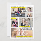 Comic Book Style Save the Date (Voorkant)