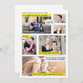 Comic Book Style Save the Date (Voorkant / Achterkant)