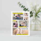 Comic Book Style Save the Date Aankondigingskaart (Staand voorkant)