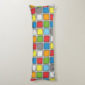 Comic Book Style Squares Body Pillow Lichaamskussen (Achterkant (Verticaal))