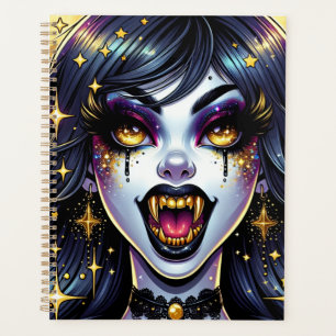Comic Book Style Vampire Halloween Party Planner