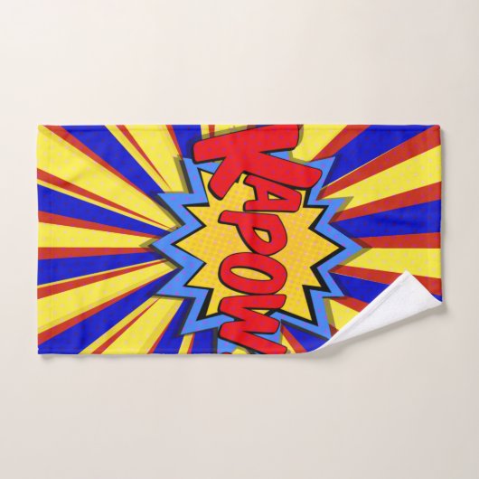 Comic Book Superheld Kapow! Dataset Bad Handdoek (Handdoek)