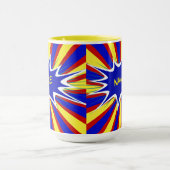 Comic Book Superheld Personal Name Coffee Mok (Midden)