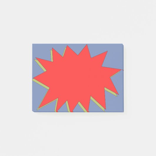 Comic Book Superheld Zap Post-it® Notes (Voorkant)