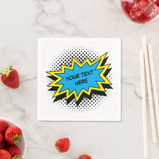 Comic Book Superhero Style Party Servetten (Insitu)
