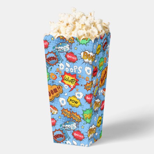 Comic Book Tent Favor Box Bedankdoosjes (Popped)