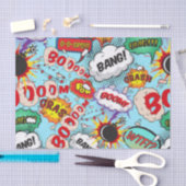 Comic Book Text & Word Bubbles Tissuepapier (Craft)