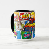 Comic Book van superheld Grandmoeders Day Mok (Voorkant links)