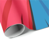 Comic book versus background, klassiek pop-art sty cadeaupapier (Rol Hoek)