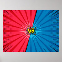 Comic book versus background, klassiek pop-art sty