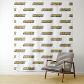 Comic Book Vier Pattern Witte Foto Achtergrond Wandkleed (In situ)