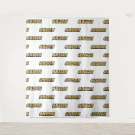 Comic Book Vier Pattern Witte Foto Achtergrond Wandkleed