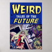 Comic book Weird tales of the Future Poster (Voorkant)