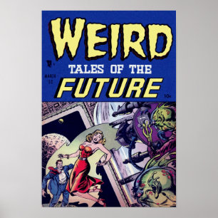 Comic book Weird tales of the Future Poster