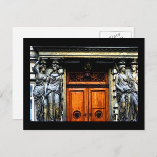 Comic Book Wenen Briefkaart (Voorkant / Achterkant)