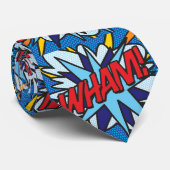 Comic Book WHAM Pop Art Superheld Stropdas (Opgerold)