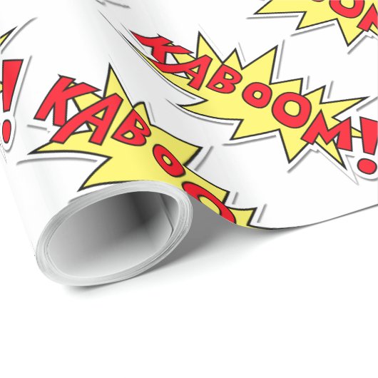 Comic Book Wrapping Paper Cadeaupapier (Rol Hoek)